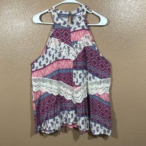 Pink Peony Halter Top